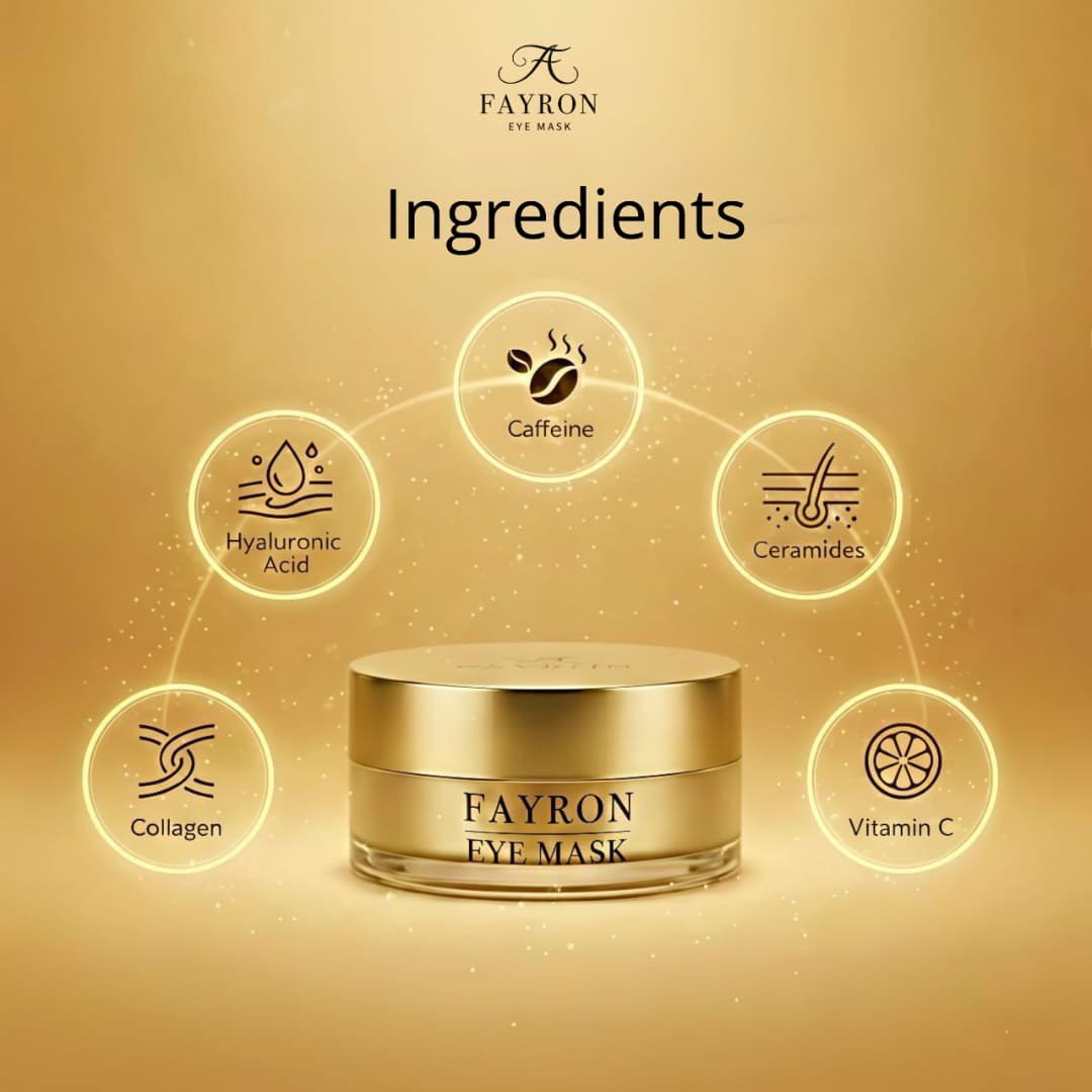 FAYRON Eye Mask diseño de marca