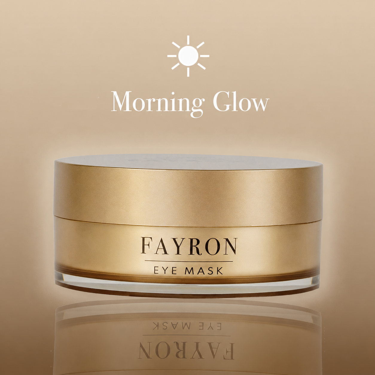 Fayron hydrogel eye patches for morning under-eye skincare routine