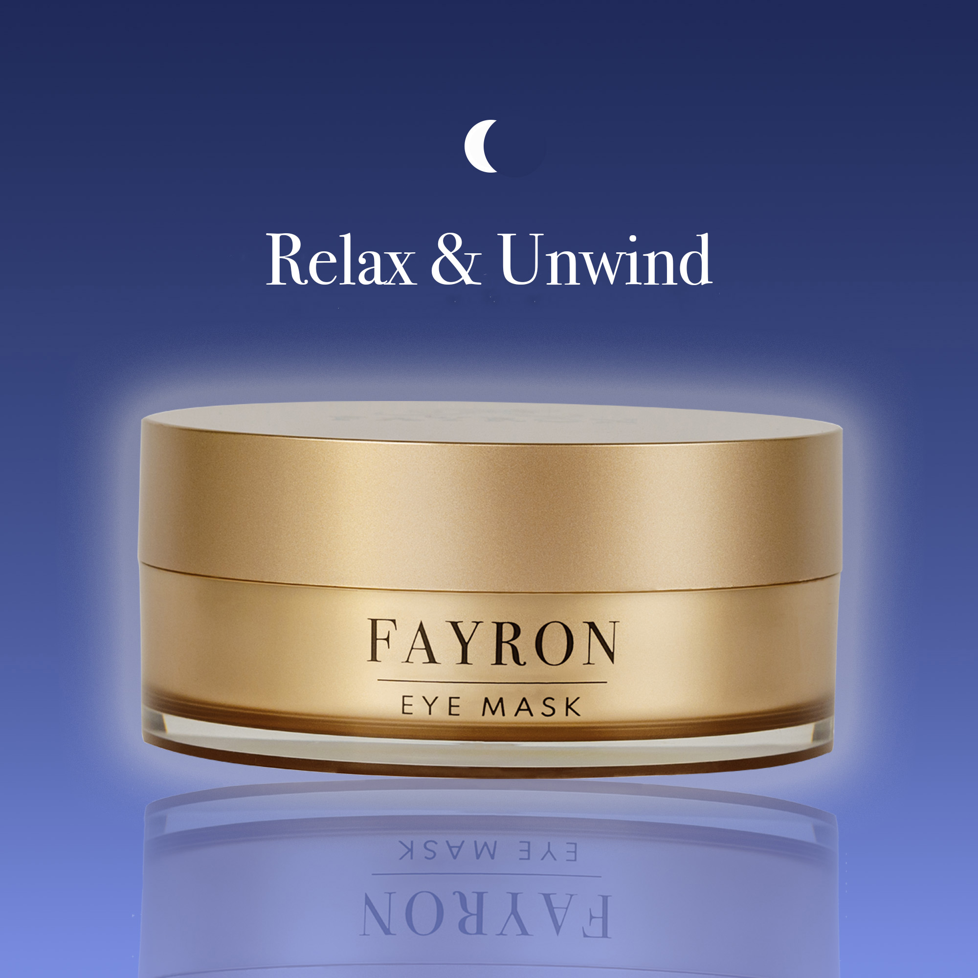 Fayron hydrogel eye patches for evening skincare routine